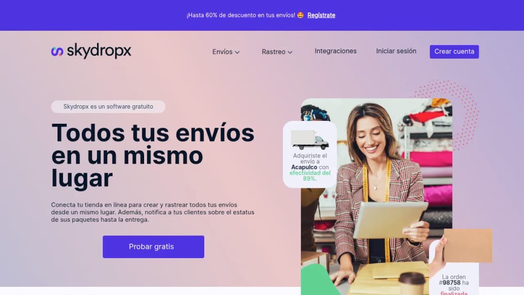 SkydropX screenshot