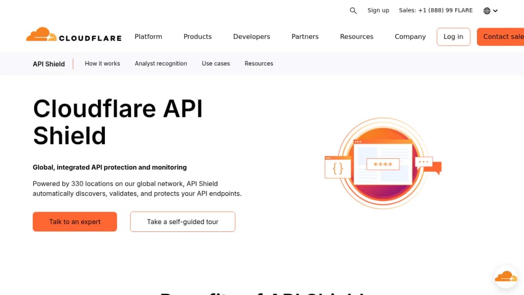 Cloudflare API Gateway screenshot