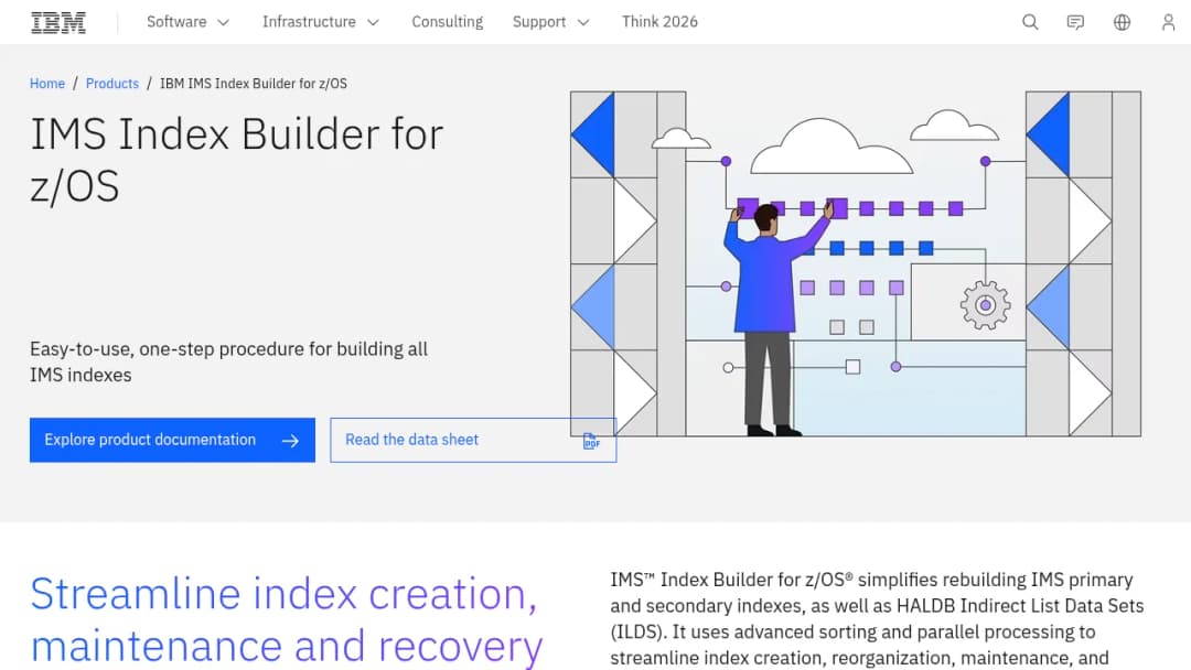 IBM Ims Index Builder Zos screenshot