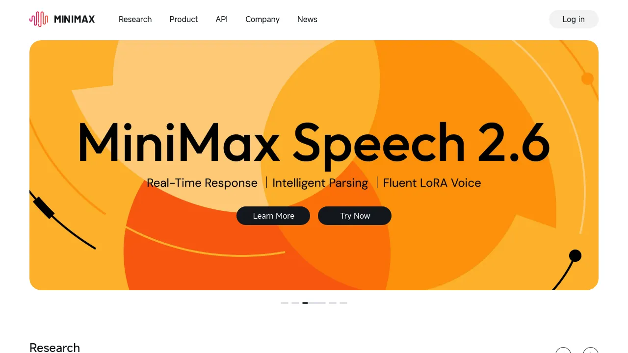 MiniMax AI screenshot