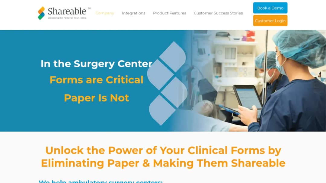 Shareable Forms screenshot