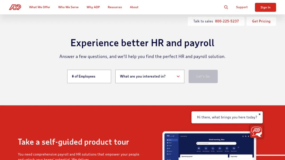 ADP screenshot