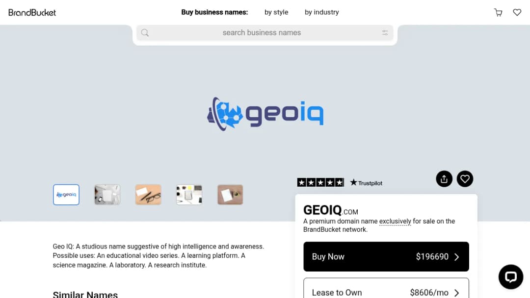 GeoIQ screenshot