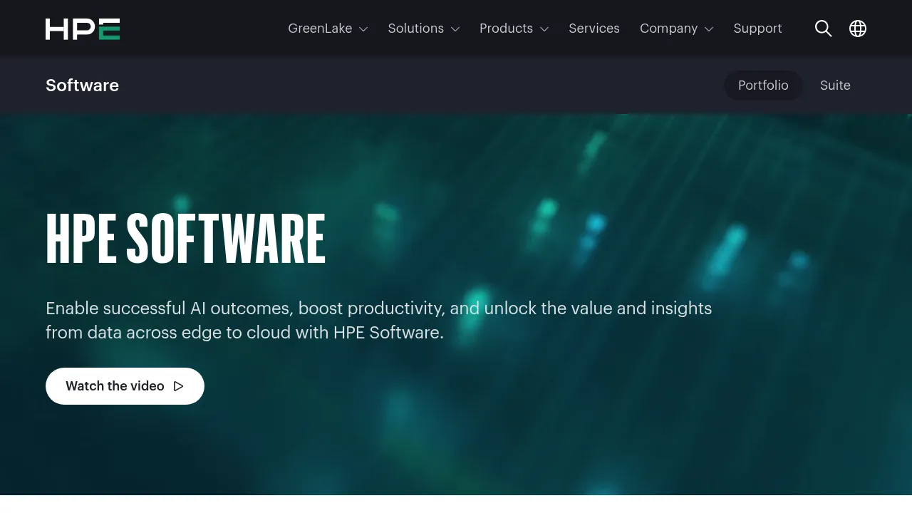HPE Ezmeral screenshot