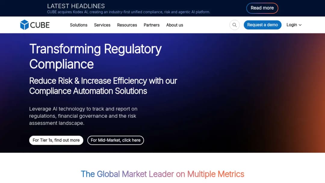 CUBE Content Governance Global screenshot