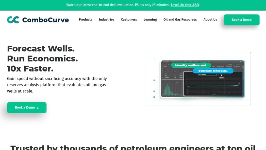 ComboCurve screenshot