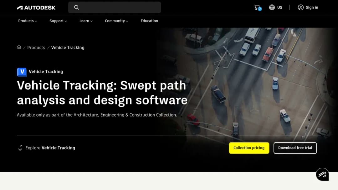 Autodesk Vehicle Tracking screenshot
