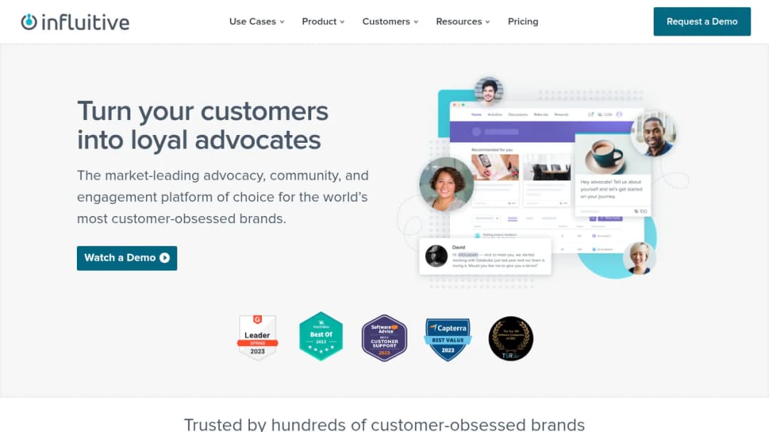 Influitive screenshot