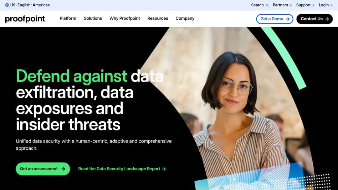 Proofpoint Data Security and Governance screenshot