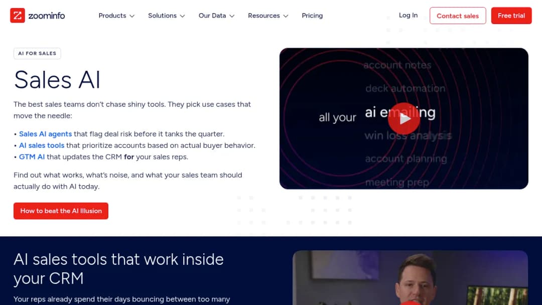 ZoomInfo Sales AI screenshot