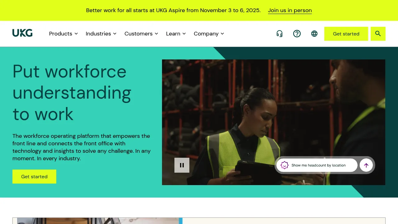 UKG screenshot