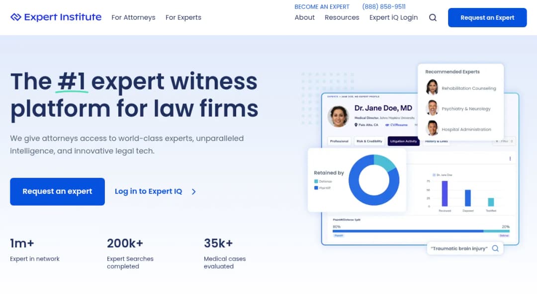 The Expert Institute Group screenshot