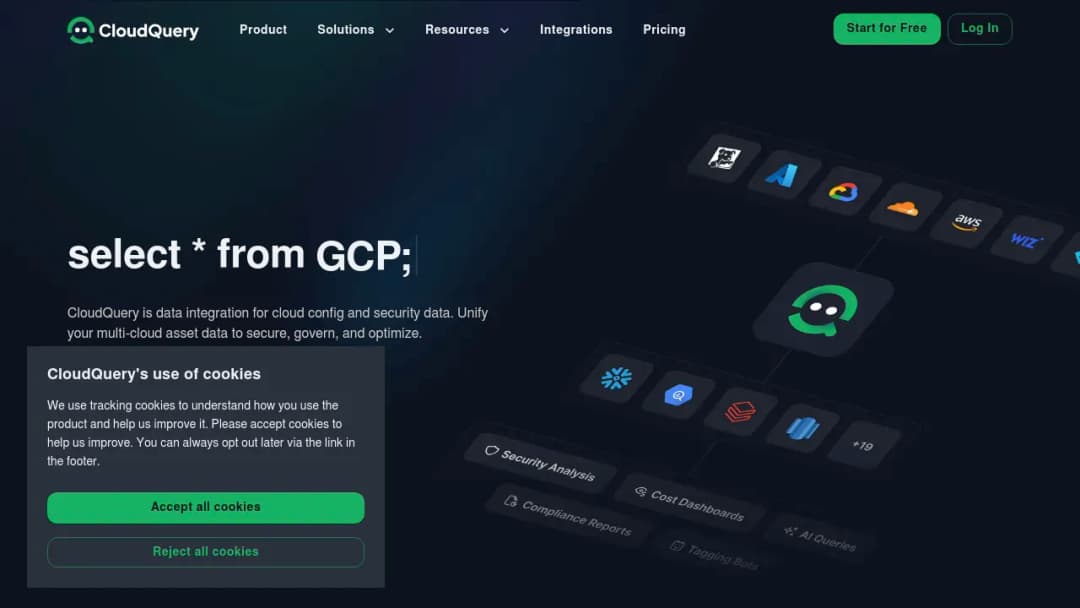 CloudQuery screenshot