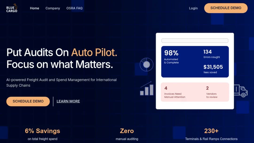 BlueCargo screenshot