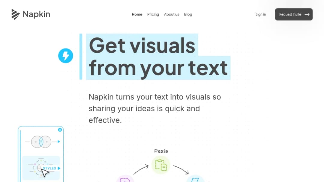 Napkin AI screenshot