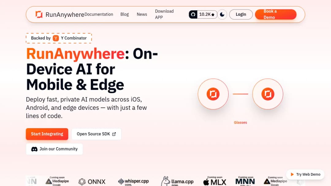 RunAnywhere screenshot