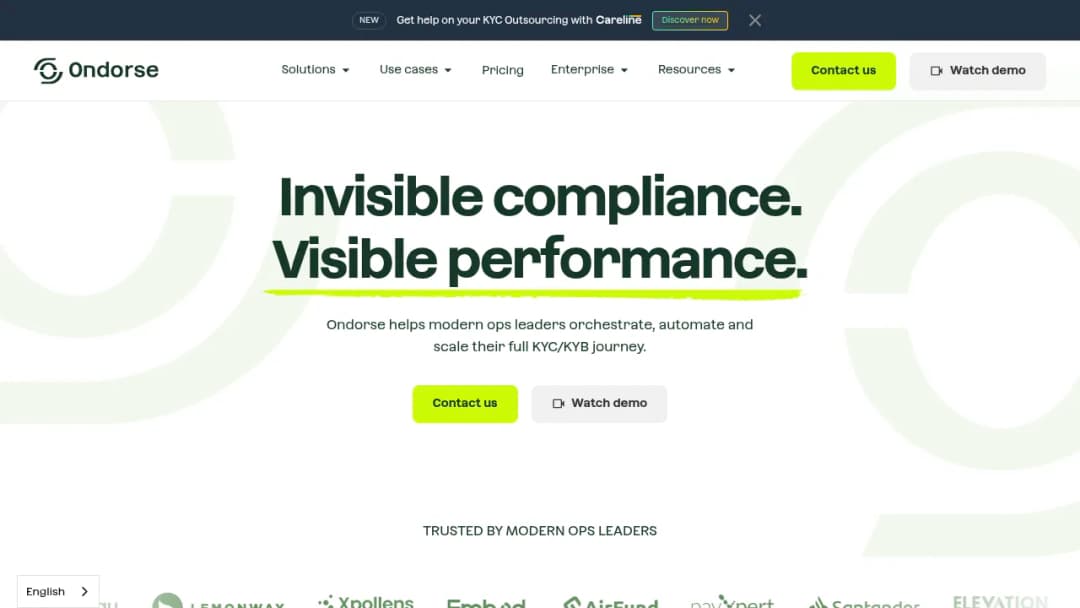 Ondorse screenshot