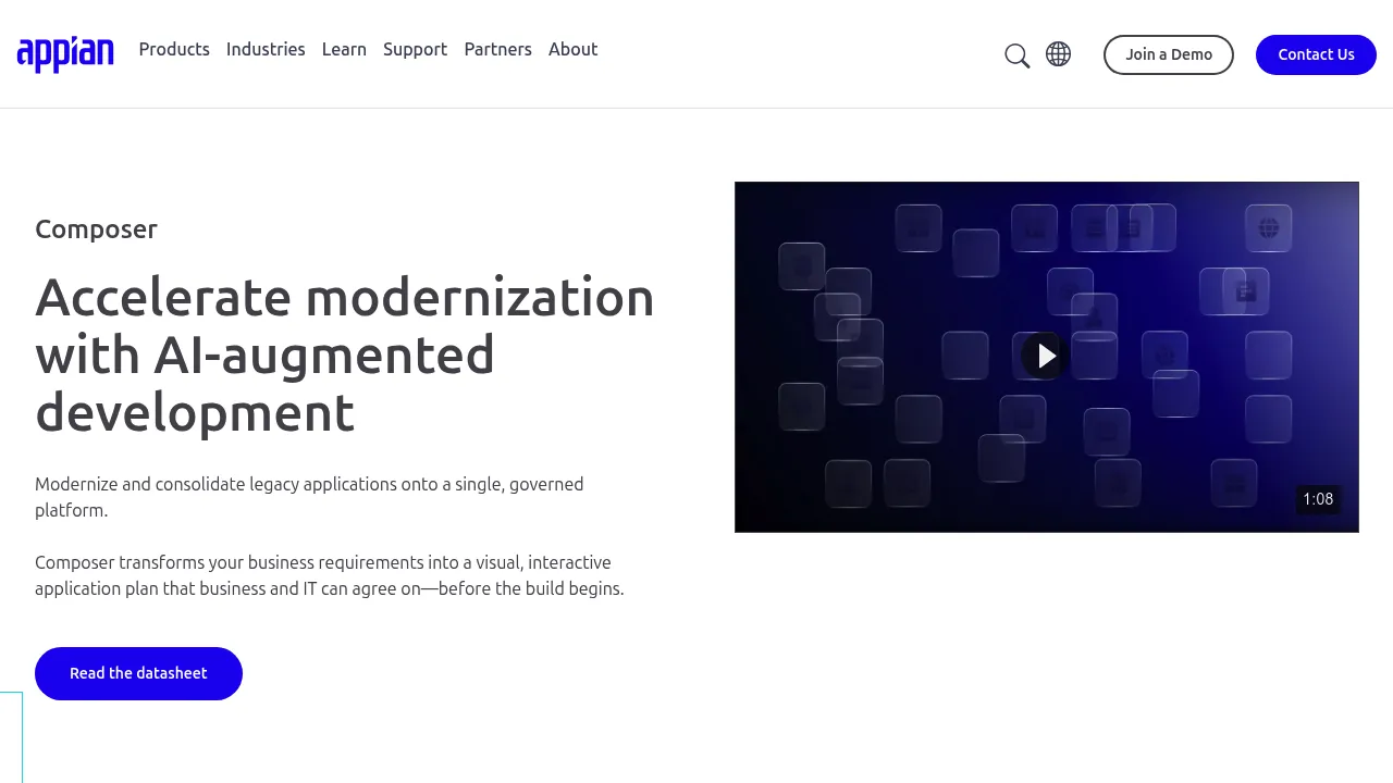 Appian AI-Augmented Development screenshot