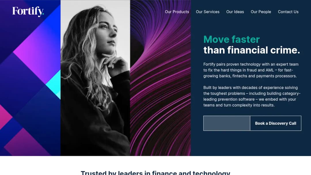 Fortify Solutions | Financial Crime Prevention screenshot