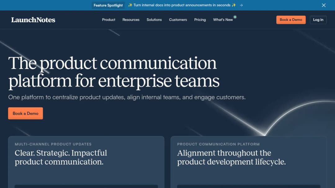 LaunchNotes screenshot