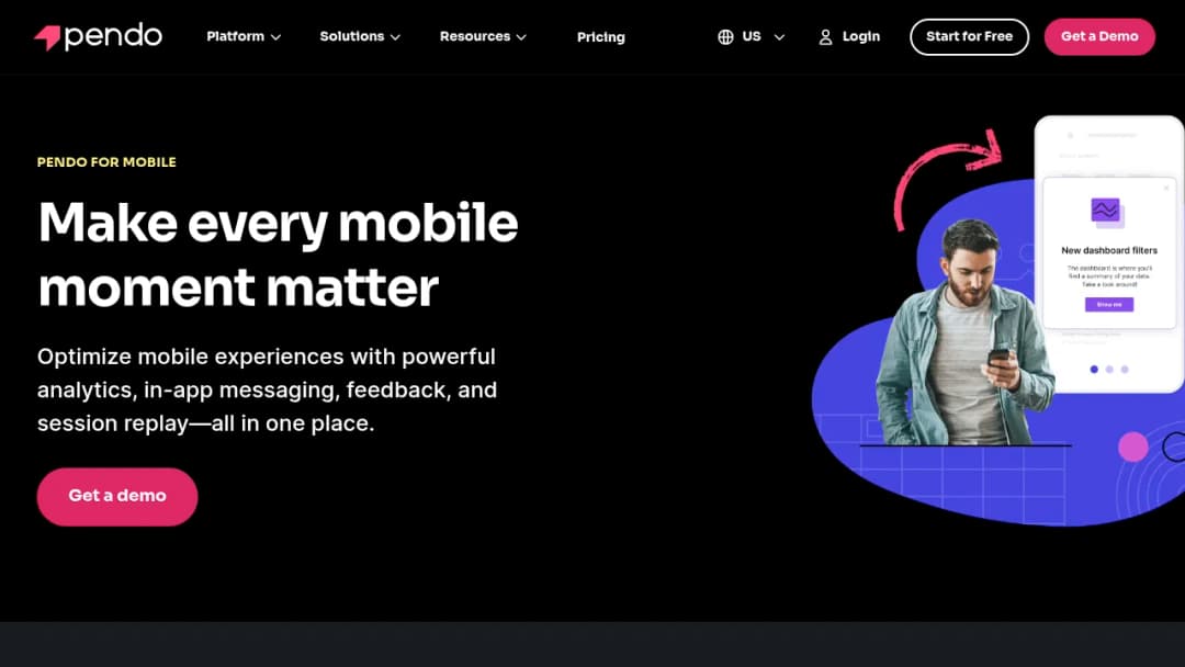 Pendo Mobile screenshot