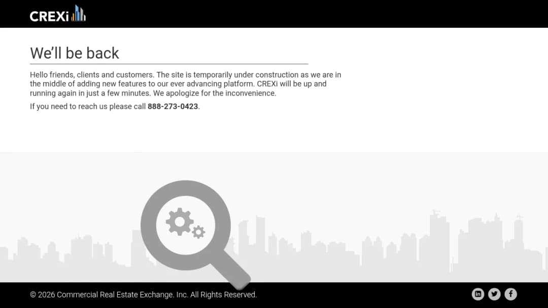 Crexi screenshot