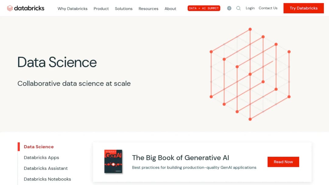 Databricks Data Science screenshot
