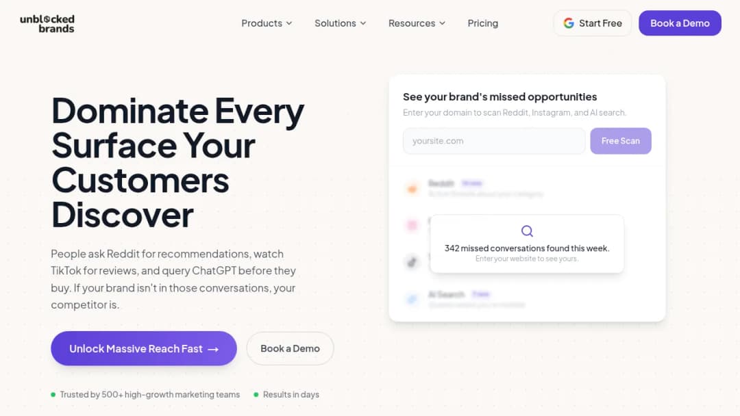 Unblocked Brands screenshot