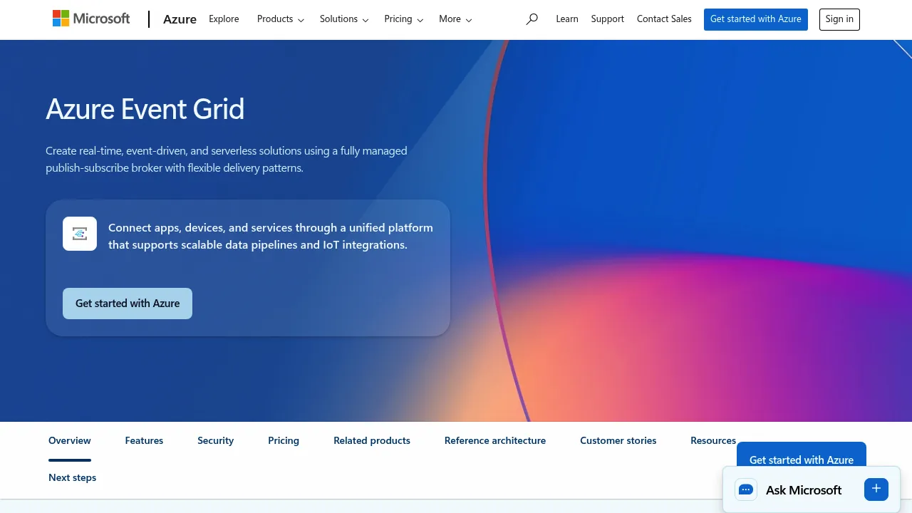 Event Grid screenshot