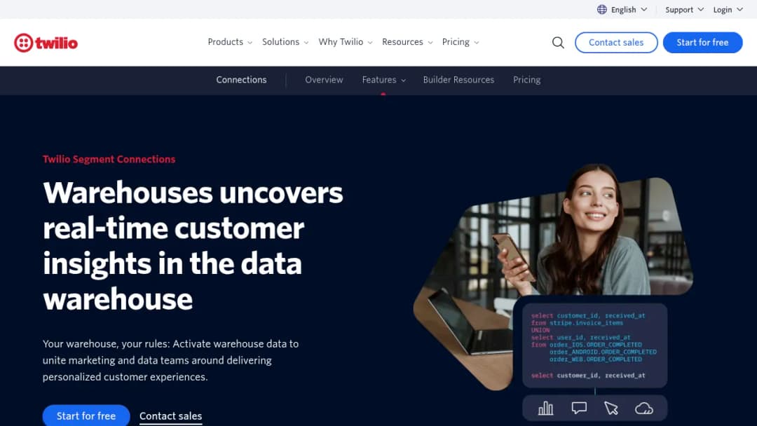 Twilio Warehouses screenshot