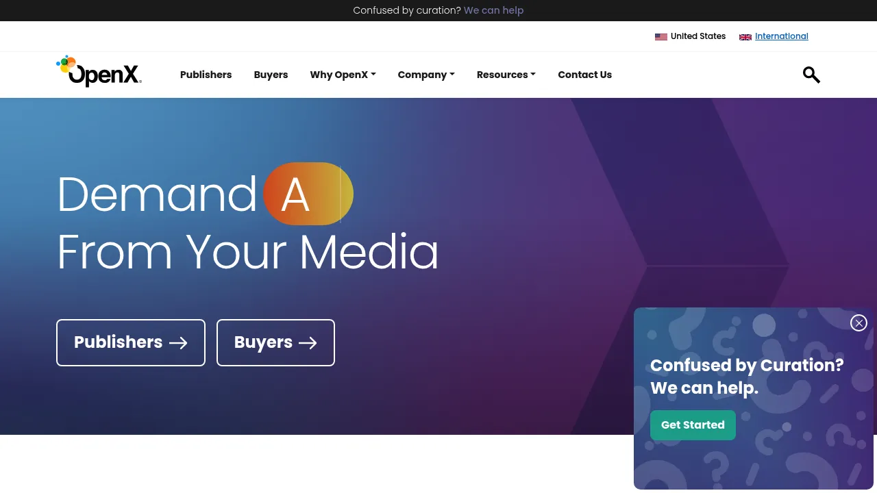 OpenX screenshot