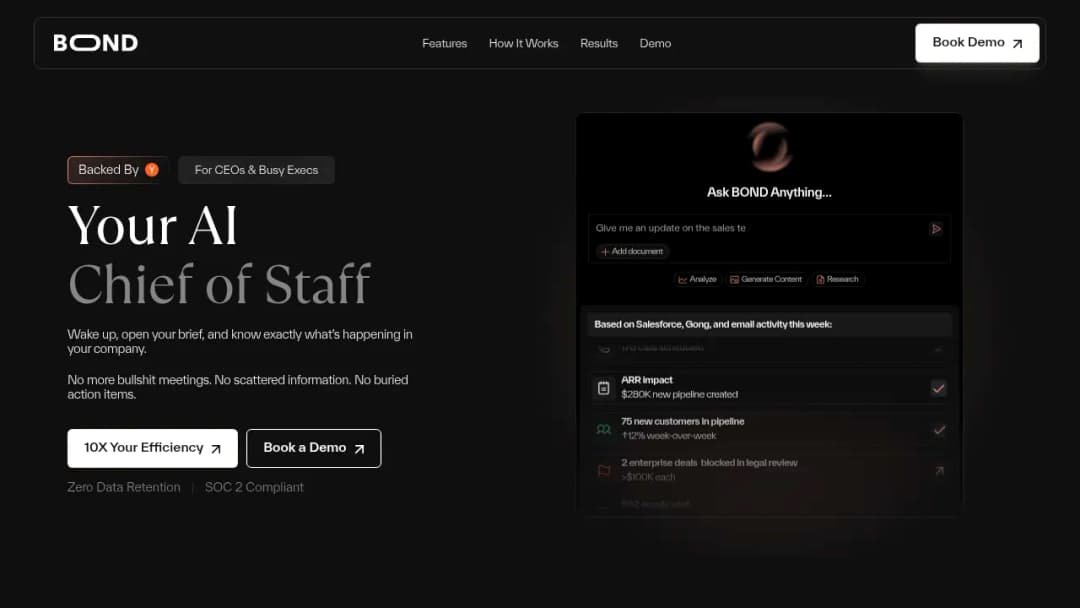 Bond screenshot