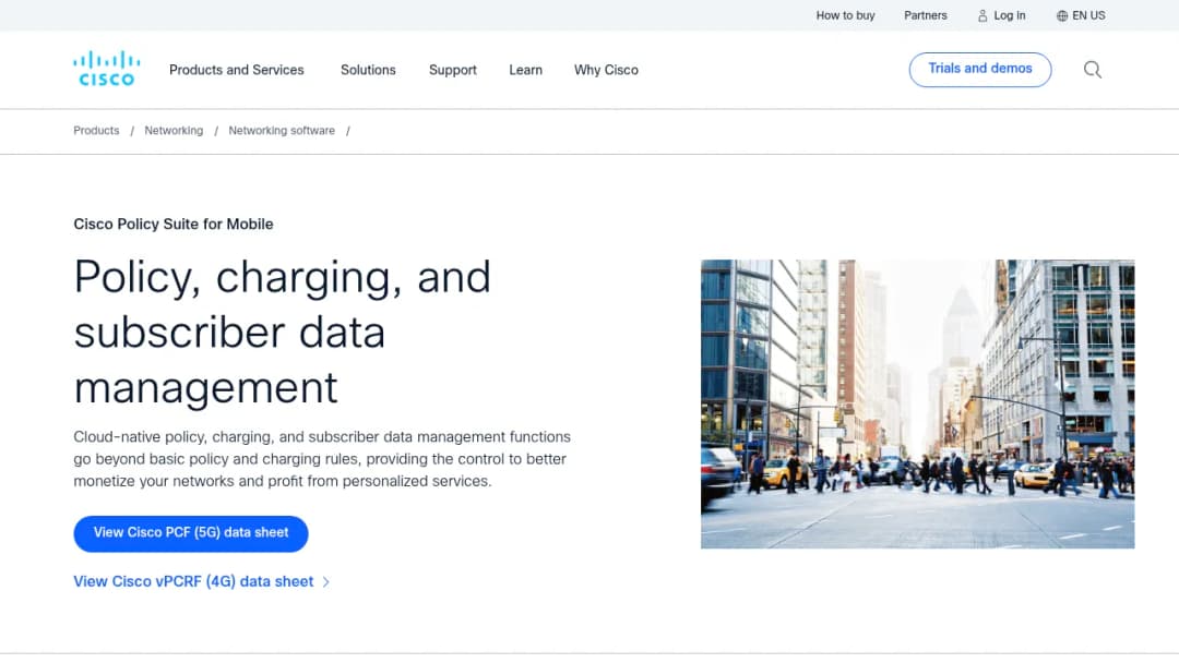 Cisco Policy Suite for Mobile screenshot