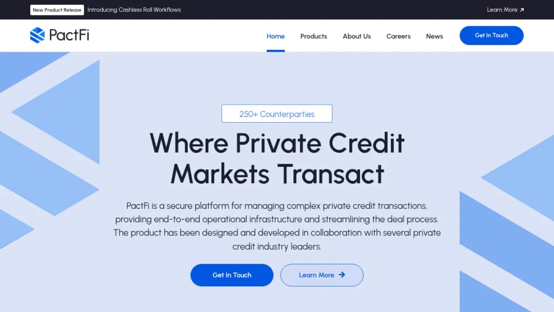 PactFi screenshot