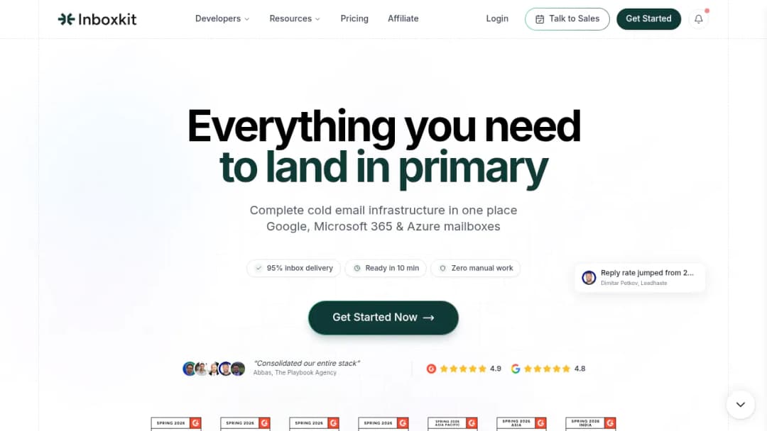 InboxKit screenshot
