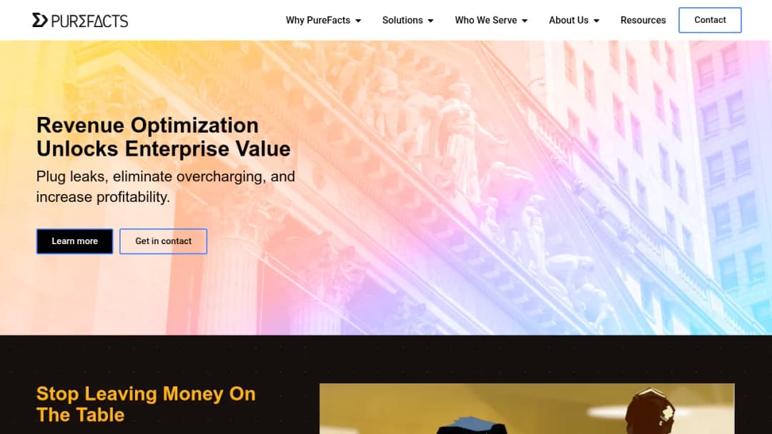 PureFacts Financial Solutions screenshot