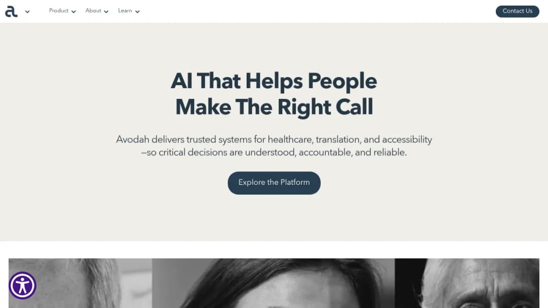 Avodah, Inc.™ screenshot