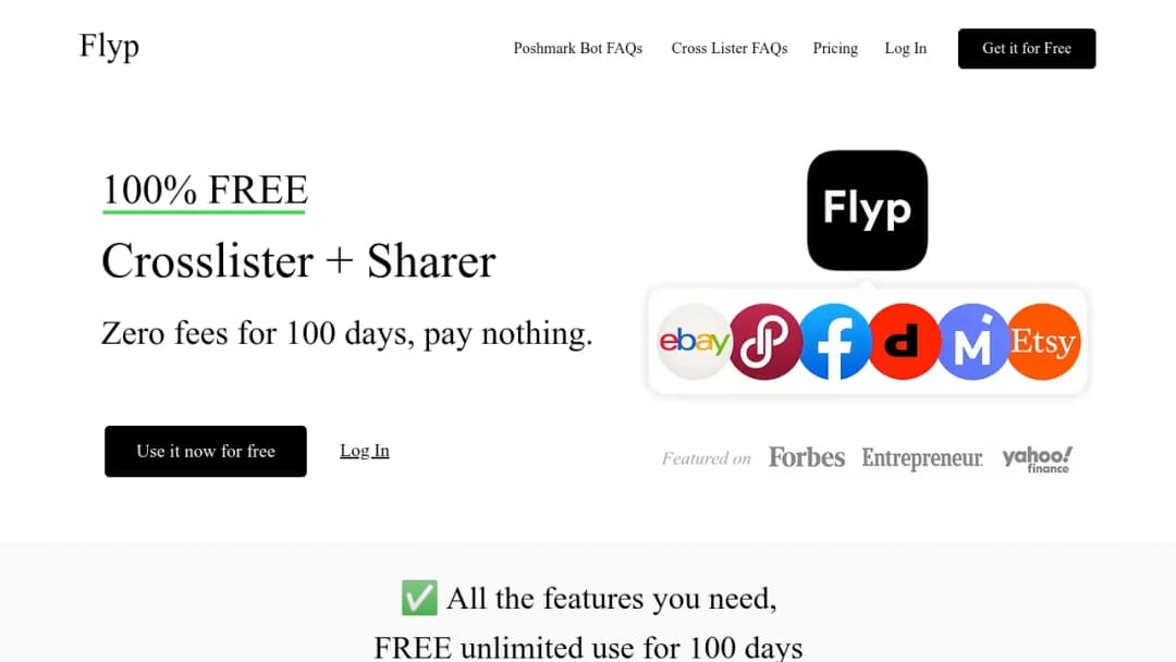 Flyp screenshot