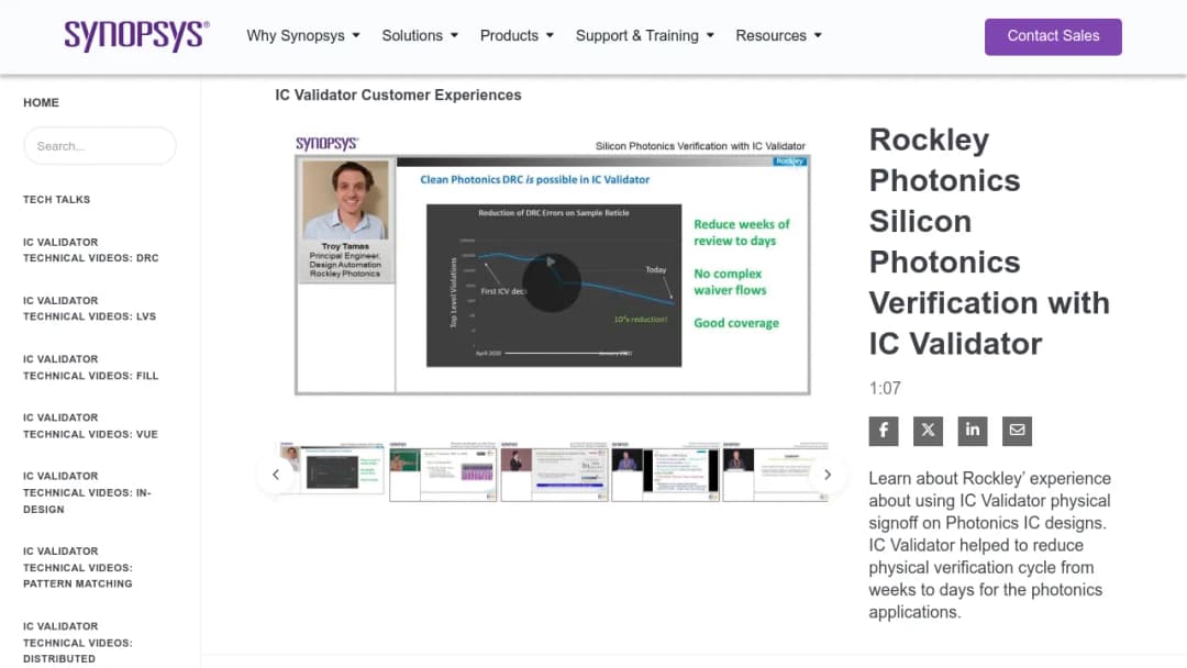 Synopsys IC Validator screenshot