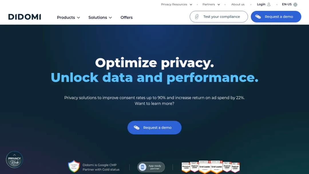 Didomi screenshot