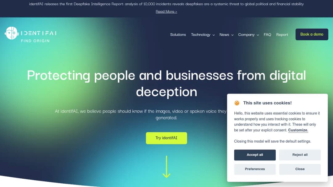 identifAI Labs screenshot