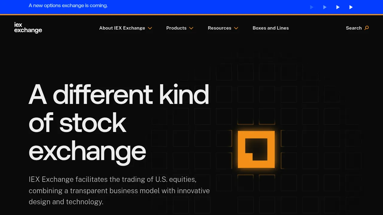 IEX screenshot