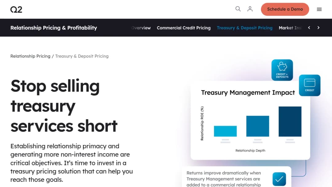 Q2 Treasury & Deposit Pricing screenshot
