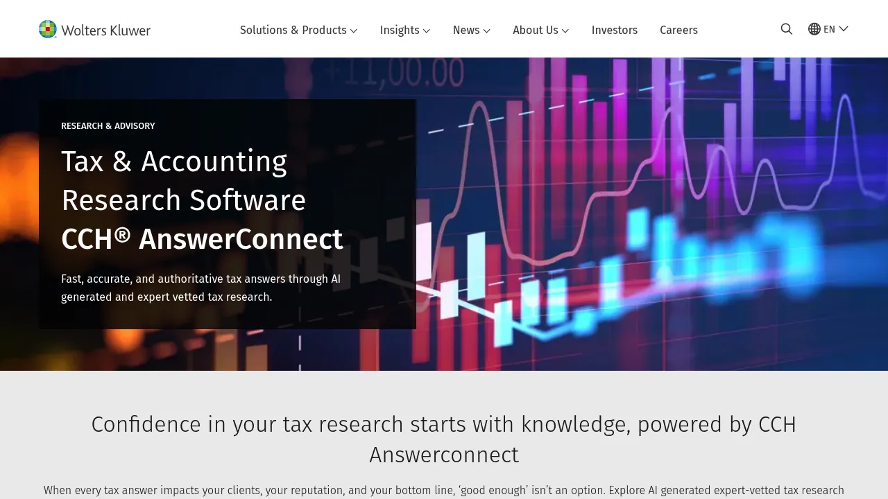 Wolters Kluwer CCH® AnswerConnect screenshot