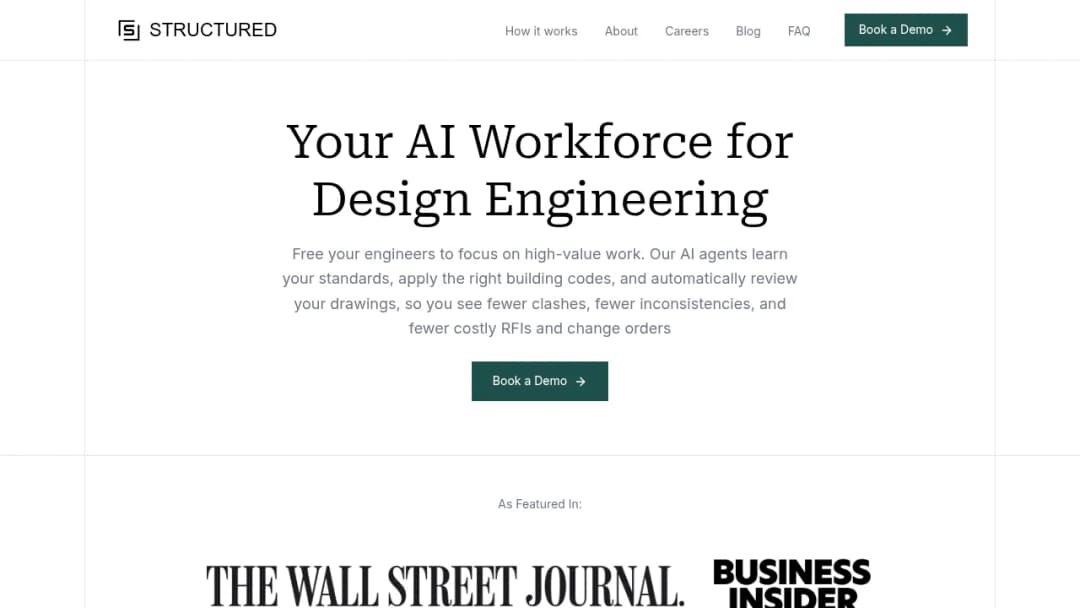 Structured AI screenshot