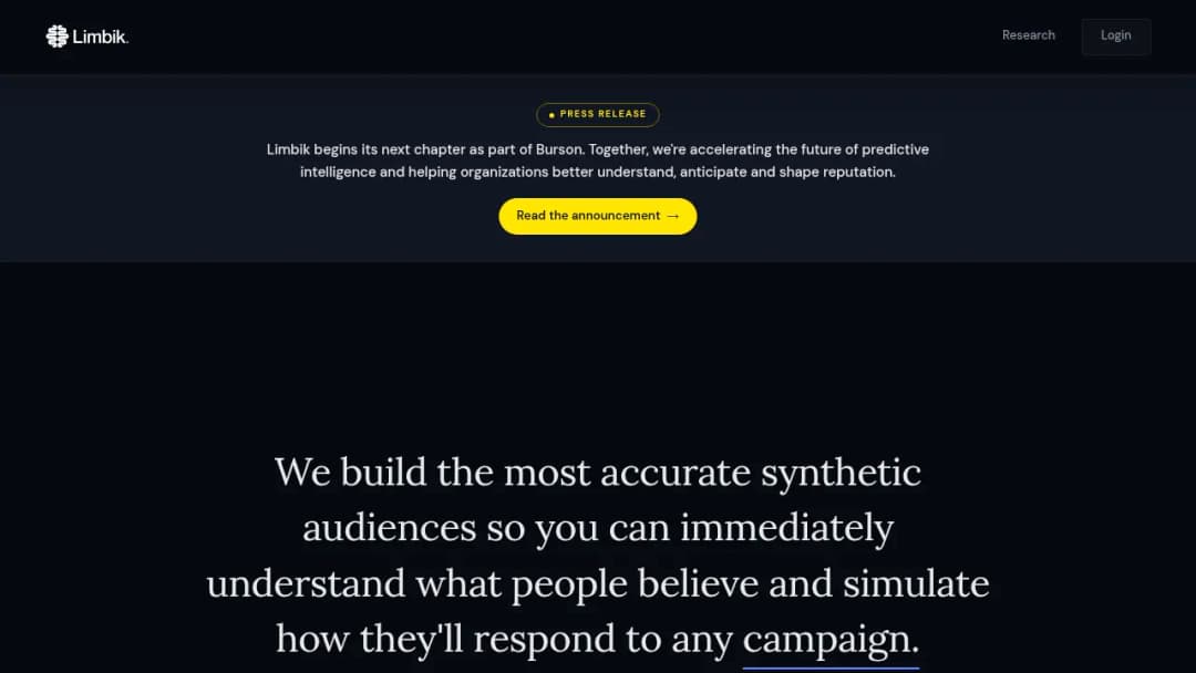 Limbik screenshot