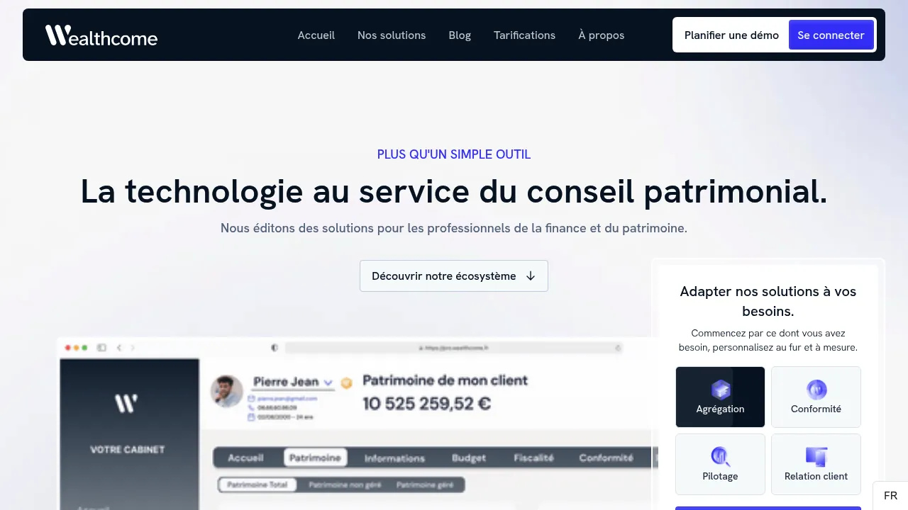 Wealthcome screenshot