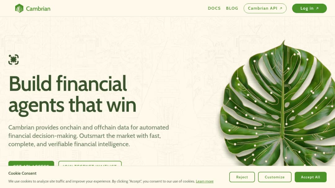 Cambrian Network screenshot