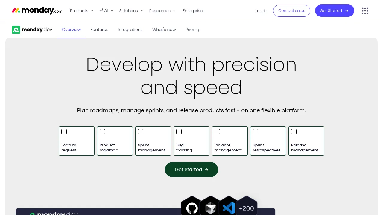 Monday.com Dev screenshot