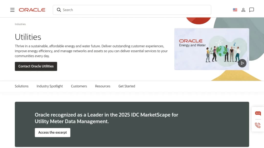 Oracle Utilities screenshot